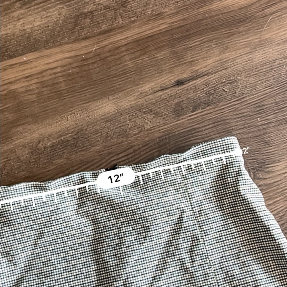 Shinestar plaid black white mini skirt - Picture 3 of 5